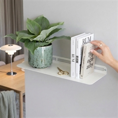 SECTOR hylde i metal - 40x15 cm. Hvid